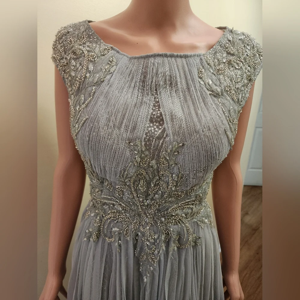 Size 12 - Montage By Mon Cheri Long Dress MSRP $850 - Picture 4 of 15